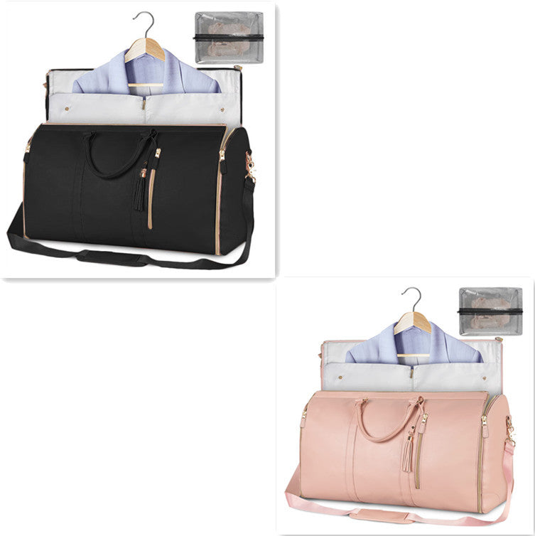 Large Capacity Travel Duffle Bag Women's Handbag Folding Suit Bag Waterproof Clothes Totes A&S Collection
