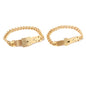 Special Day titanium steel love lock set: matching projection lock bracelet and key necklace for lovers A&S Collection