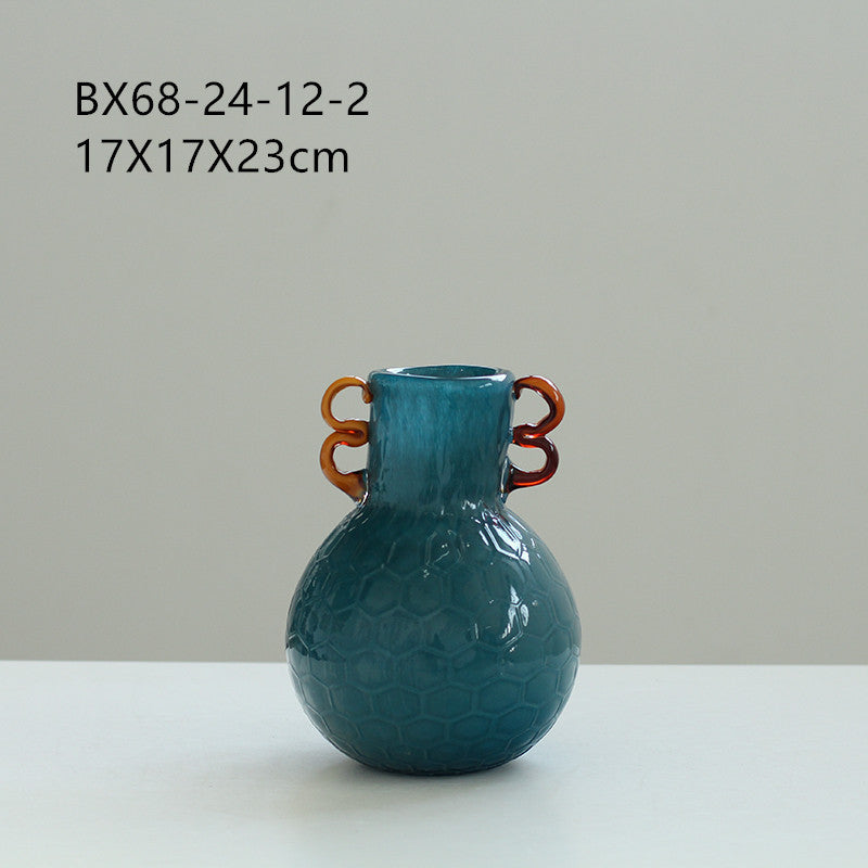 Vivid colorful vases—stunning accents for modern hallways. CJ