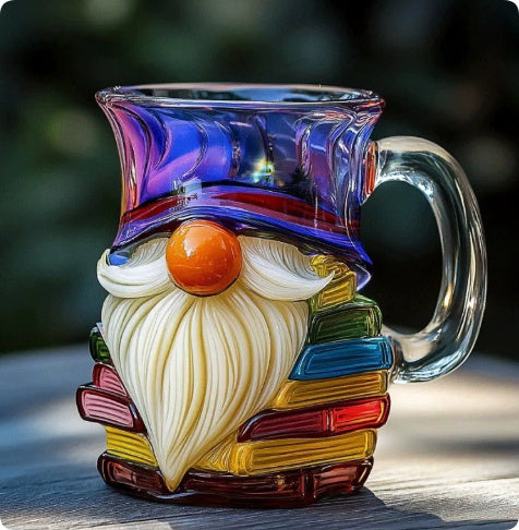 Painted Book Coffee Cup Unique Book Stacking Coffee Cup.