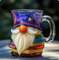 Painted Book Coffee Cup Unique Book Stacking Coffee Cup.