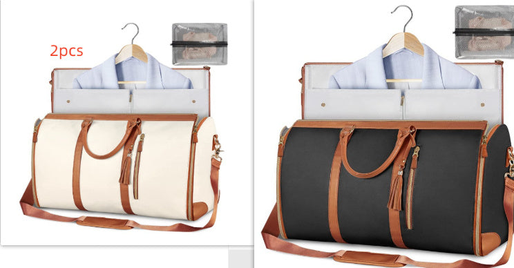 Large Capacity Travel Duffle Bag Women's Handbag Folding Suit Bag Waterproof Clothes Totes A&S Collection
