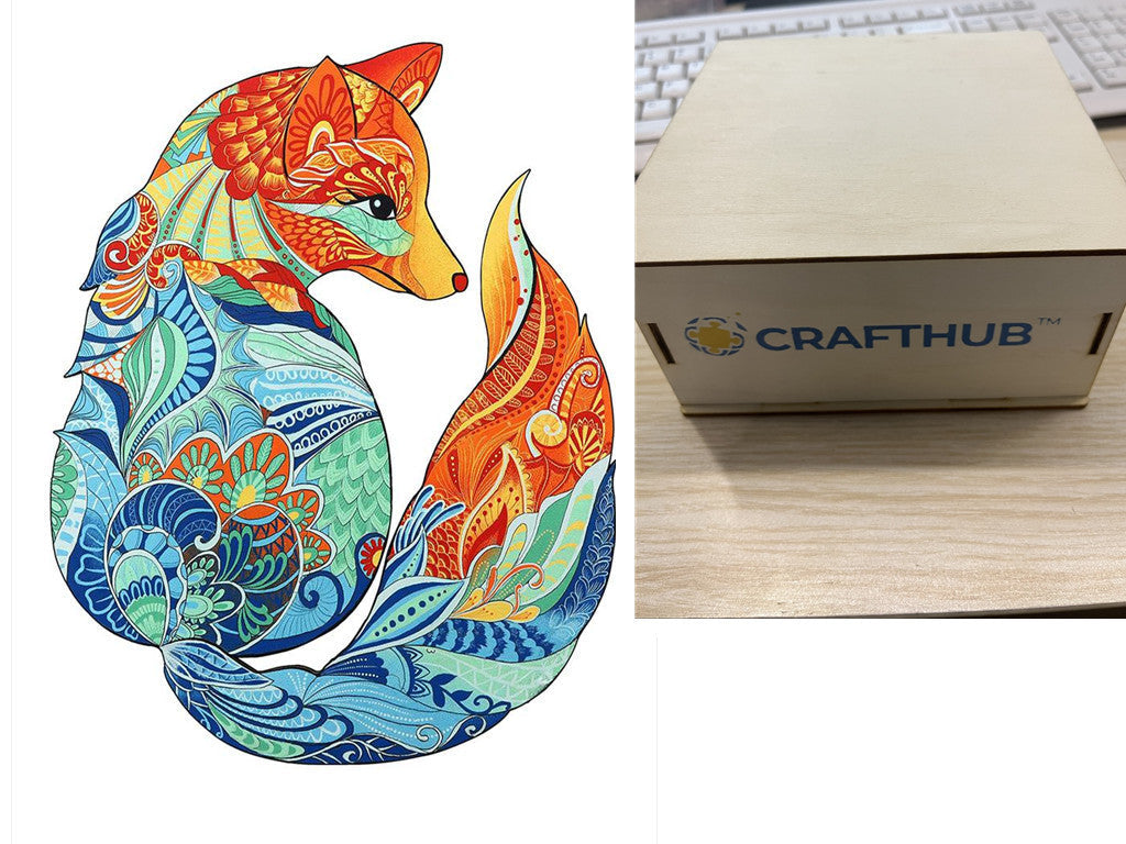 Animal Puzzle Craft Hub: A3 Size Creativity Kit for All Ages A&S Collection