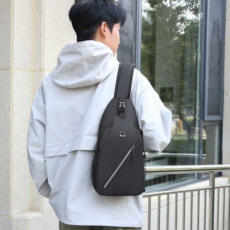 New Multifunctional Men's Shoulder Crossbody Bag Male Hard-Wearing Canvas Shoulder Messenger Bags Chest Bag CJ