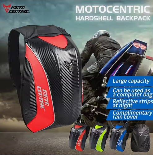 MOTOCENTRIC Waterproof Motorcycle Backpack Motorcycle Tail Bag A&S Collection