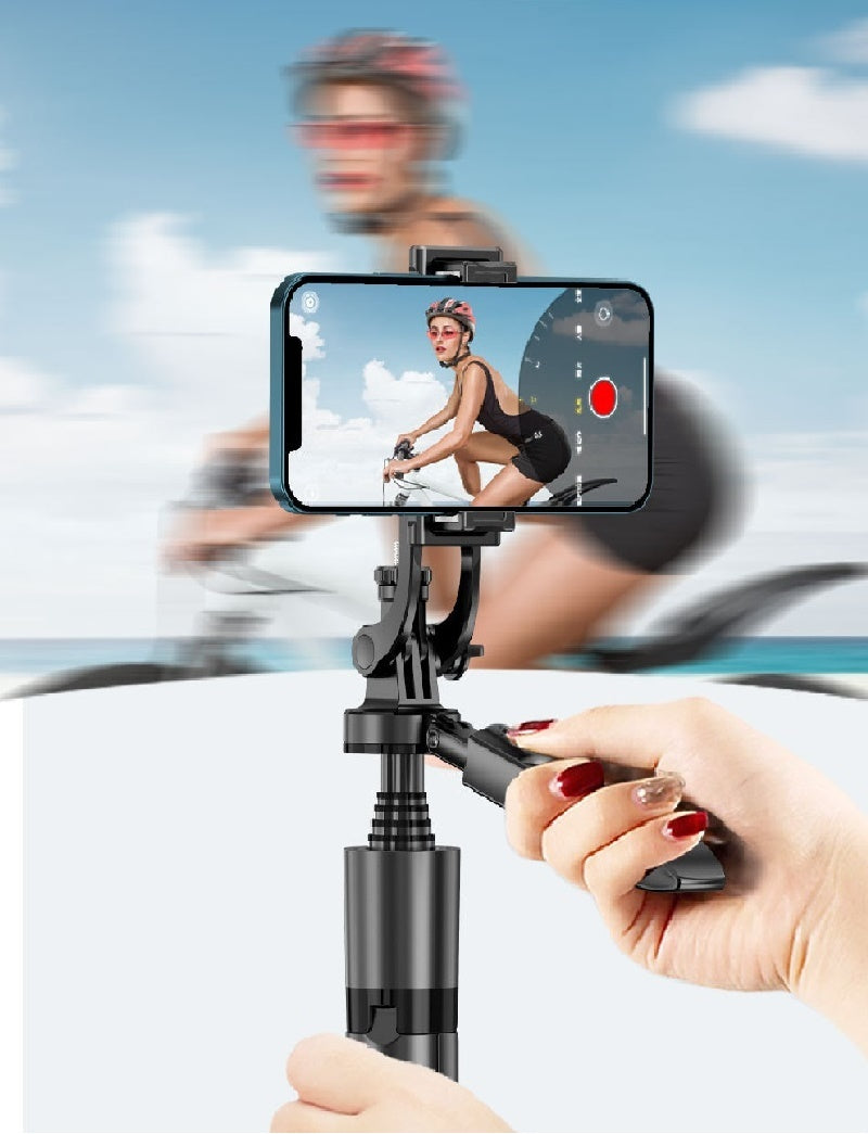 360° Auto Face Tracking AI Gimbal | Smart Phone Holder for Vlogging, Video, and Live Streaming Stabilizer Tripod CJ
