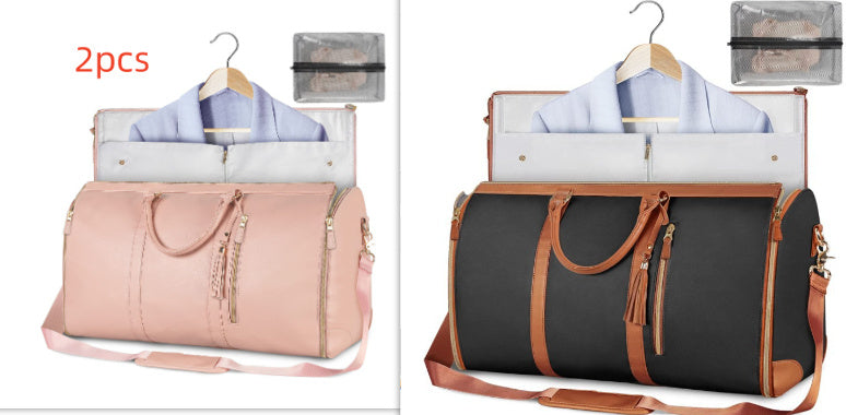 Large Capacity Travel Duffle Bag Women's Handbag Folding Suit Bag Waterproof Clothes Totes A&S Collection