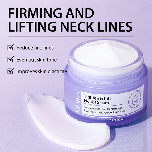 Neck Wrinkle Removal Cream Tightening Firming Fade Fine Lines Anti-Aging Necklines Lifting Shaping Beauty Neck Cream A&S Collection