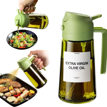 Portable Dual-Purpose Glass Fuel Injector - Versatile Oil Dispenser for Kitchen & Barbecue CJ
