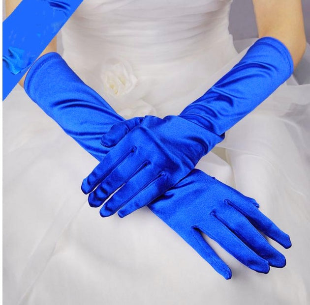 Wedding Dress Gloves Show Banquet CJ