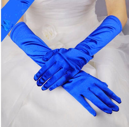 Wedding Dress Gloves Show Banquet CJ