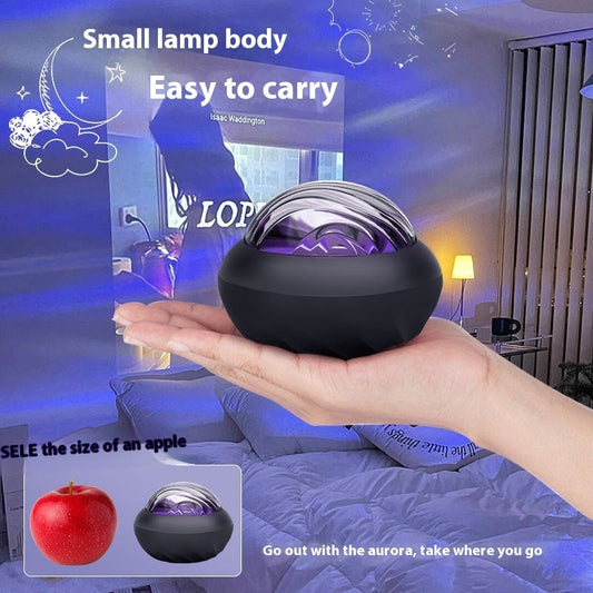 Little Flying Saucer Starry Sky Northern Lights Projection Lamp A&S Collection