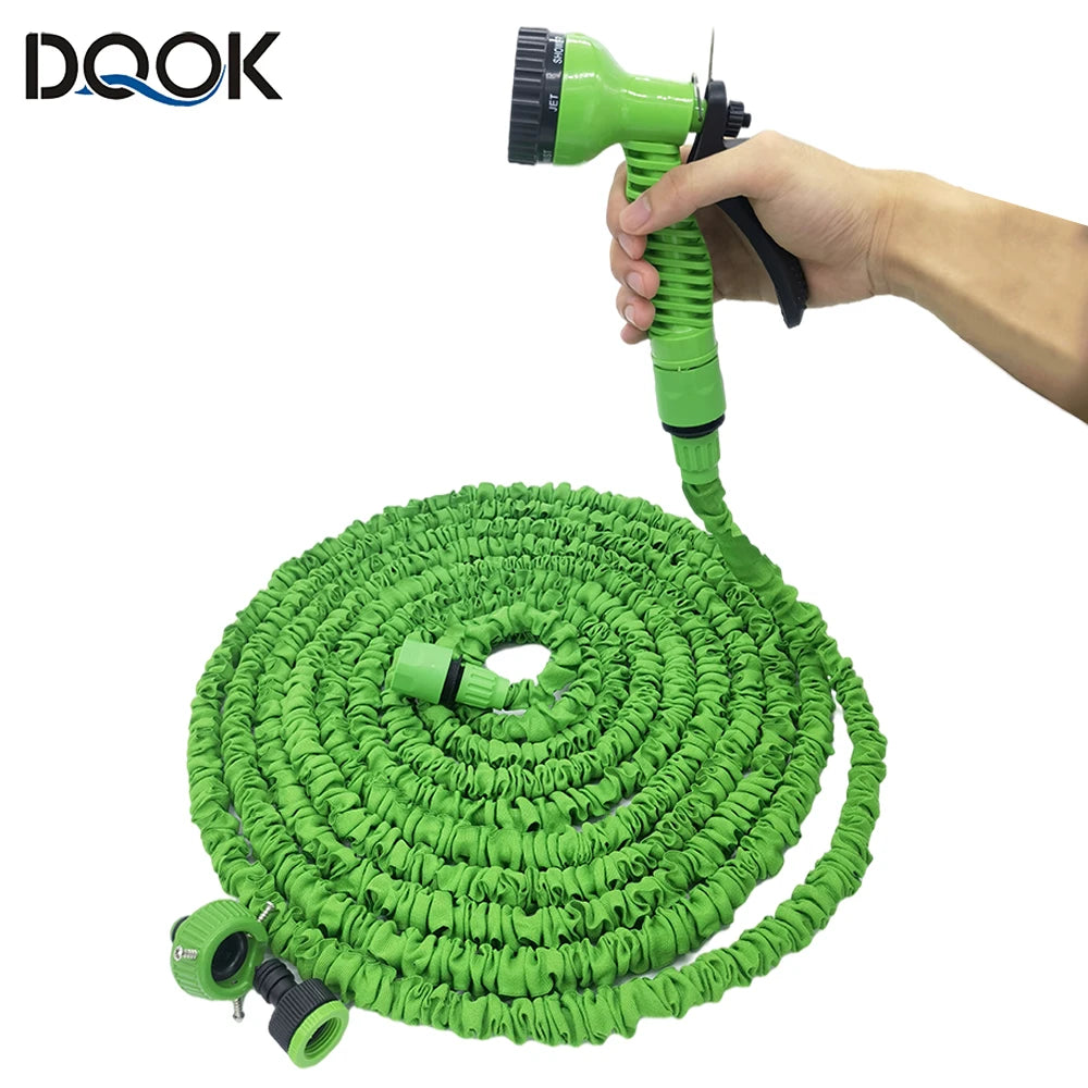 Garden Hose Pipe Water Hose Expandable Magic Hose 7 Patterns Water Gun Foam Pot flexible reels hose Car Wash Gun Sprayer A&S Collection