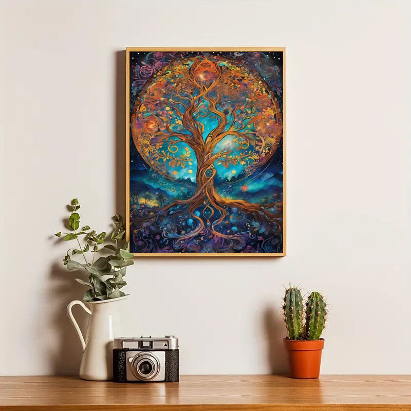 5DDIY Diamond Painting Set - Full Diamond Round Water Diamond Art, Sparkling Mosaic Handmade Home Decoration, Including Durable Canvas And Tools A&S Collection