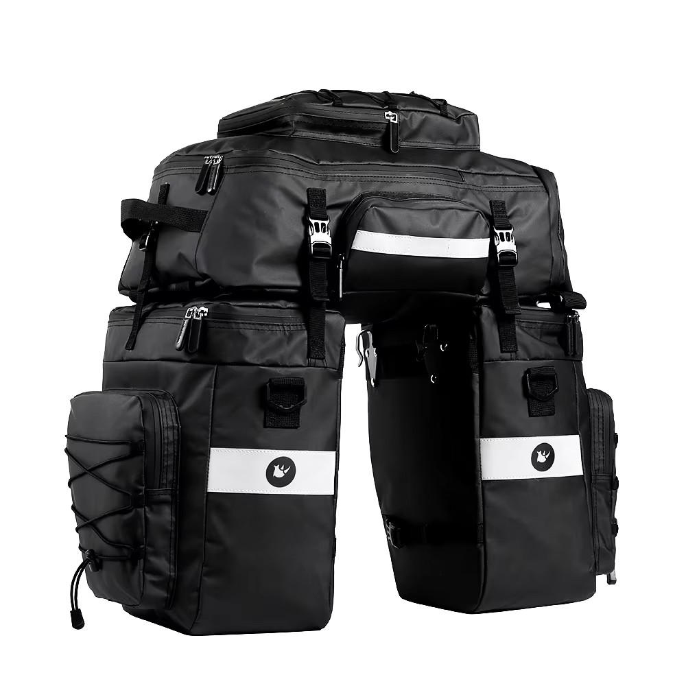 Rhinowalk 3 in 1 Motorbike Pannier Bag 65L Motorcycle Waterproof Side Tail Saddle Bag Hot Selling A&S Collection