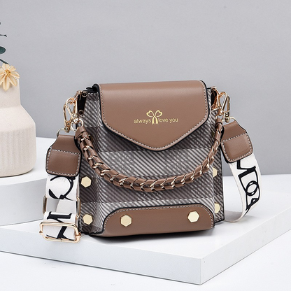 Fashionable Vertical Crossbody Mini Bag: Perfect for Phones A&S Collection