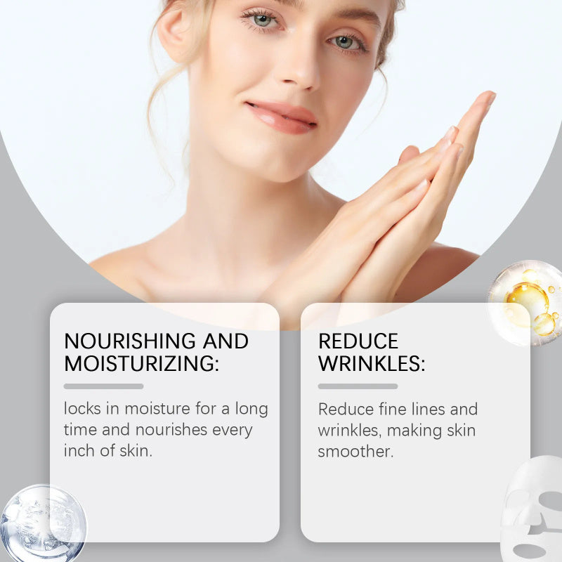 Bio Collagen True Deep Mask, Collagen Mask Overnight, Facial Care Collagen Mask Moisturizing Anti-Aging Mask A&S Collection