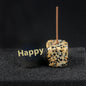 Exquisite crystal agate incense holders—add elegance to any space. CJ