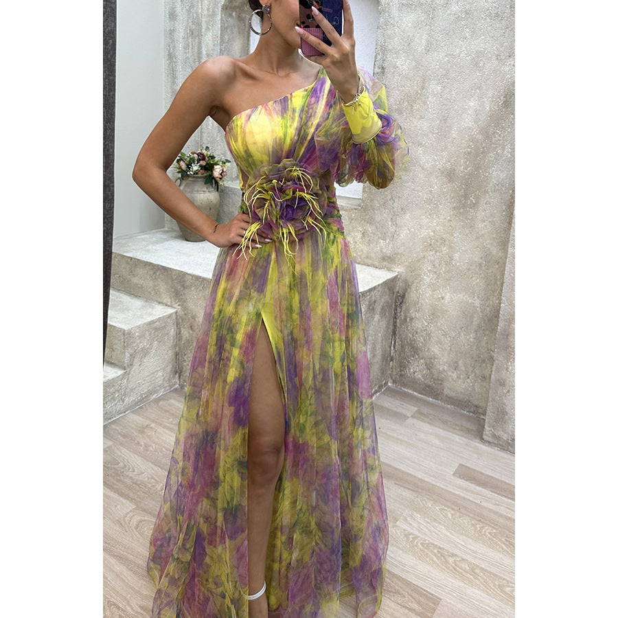 Tie-Dye Off-Shoulder Dresses - Shop Now CJ