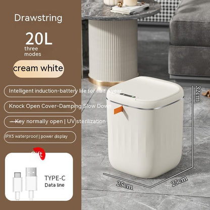Smart Induction Trash Can". Both CJ