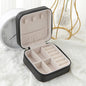 1PC Jewelry Organizer Display Travel Jewelry Zipper Case Boxes Earrings Necklace Ring Portable Jewelry Box Leather Storage A&S Collection
