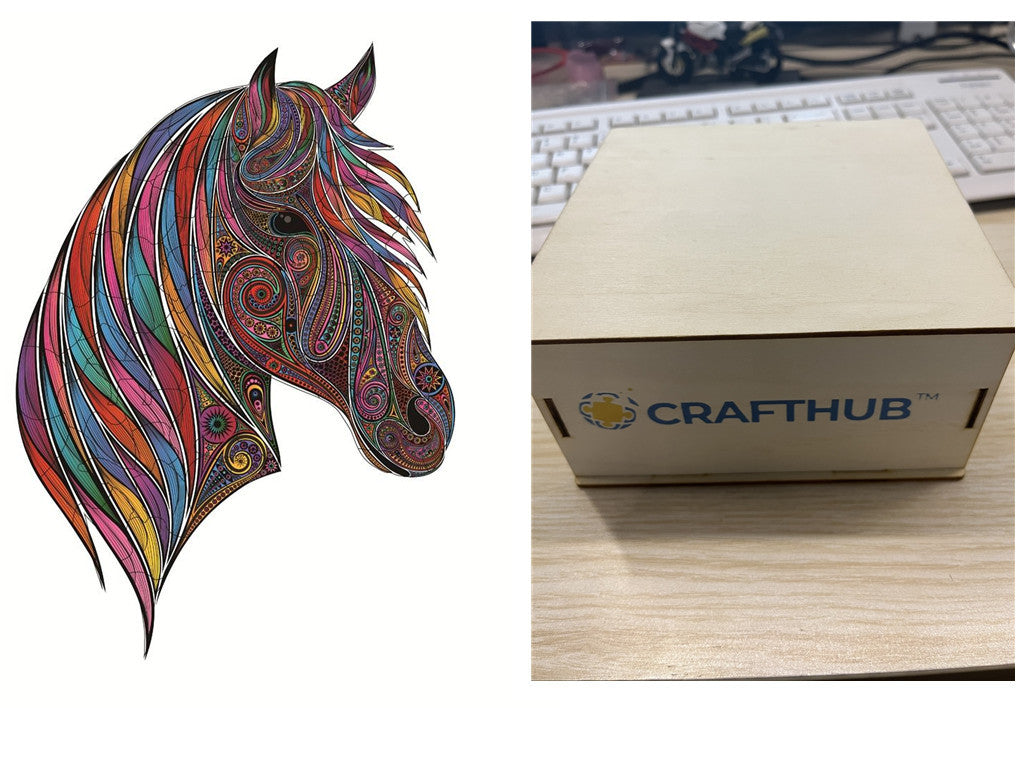 Animal Puzzle Craft Hub: A3 Size Creativity Kit for All Ages A&S Collection