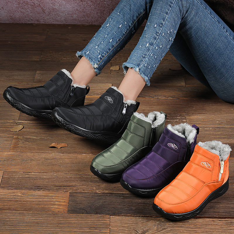 Women's Cotton-padded Shoes Thickened Warm Snow Boots Plus Size Women's Ankle Boots A&S Collection