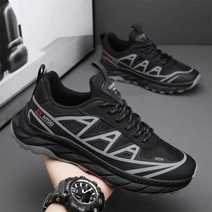 Various Styles of Men's Flying Woven Breathable Student Leisure Mesh Walking and Running Shoes A&S Collection