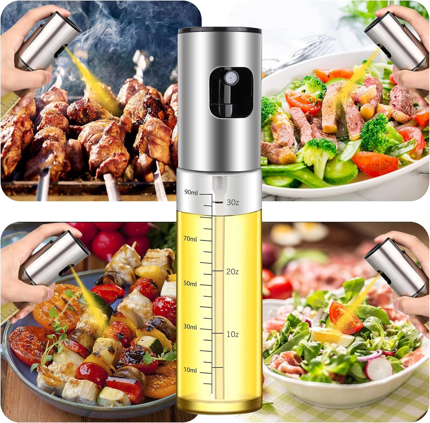 Olive Oil Sprayer: Perfect for Cooking, BBQ, Air Fryer, and More - Fine Mist Bottle for Effortless Kitchen Convenience A&S Collection