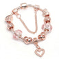 Fashion Love Geometric Rose Gold Bracelet Women's Jewelry A&S Collection