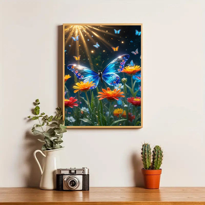5DDIY Diamond Painting Set - Full Diamond Round Water Diamond Art, Sparkling Mosaic Handmade Home Decoration, Including Durable Canvas And Tools A&S Collection