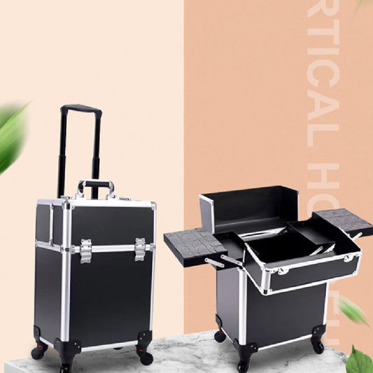 Large-capacity Make-up And Make-up Artist Trolley Storage Toolbox CJ
