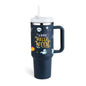 40 Oz Tumbler With Handle Straw Insulated, Stainless Steel Spill Proof Vacuum Coffee Cup Tumbler With Lid Tapered Mug Gifts For Valentine Lover Suitable For Car Gym Office Travel A&S Collection