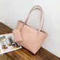 Women's Fashionable Wave Pattern Diamond Plaid Embroidered Shoulder Bag A&S Collection