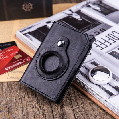 Men's Anti-theft Swipe Card Holder Tracker Hole A&S Collection