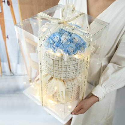 Timeless soap rose bouquet: beautifully arranged, everlasting elegance A&S Collection