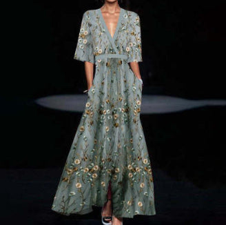 Printed Pleated Belt Dresses - Shop Now CJ