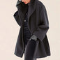 Stylish autumn-winter hooded fur coat: multi-color, round neck, and loose fit, double-sided for versatility A&S Collection
