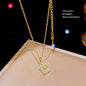 Fashion Titanium Steel Necklace - Light Luxury Design with Advanced Sense for Unique Style CJ