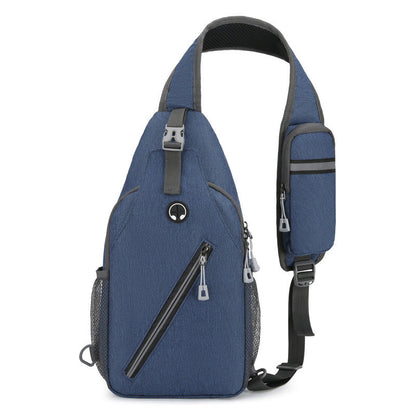 New Multifunctional Men's Shoulder Crossbody Bag Male Hard-Wearing Canvas Shoulder Messenger Bags Chest Bag CJ