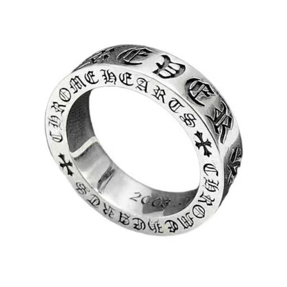 Sterling silver CH Crowe Eternal Heart forever Ring True love Classic vintage do old male and female couples A&S Collection