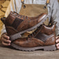 Retro British Style Leather Boots A&S Collection