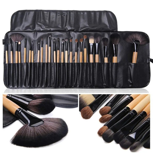 Gift Bag Of 24 Pcs Makeup Brush Sets Professional Cosmetics Brushes Eyebrow Powder Foundation Shadows Pinceaux Make Up Tools A&S Collection