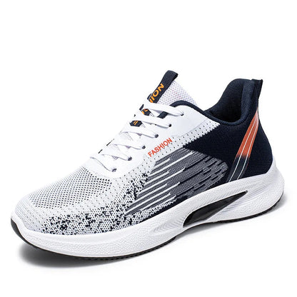 Men's sneakers Summer men's shoes breathable lace-up lightweight running shoes A&S Collection