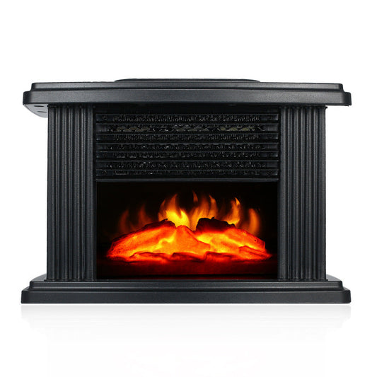 Realistic flame electric fireplace heater for cozy, stylish warmth. A&S Collection