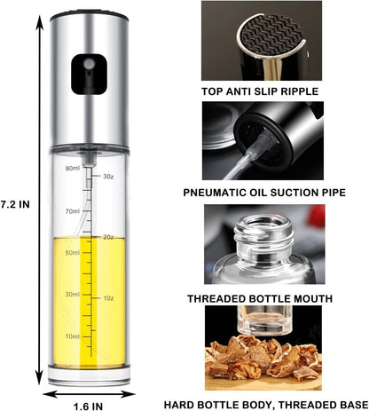 Olive Oil Sprayer: Perfect for Cooking, BBQ, Air Fryer, and More - Fine Mist Bottle for Effortless Kitchen Convenience A&S Collection