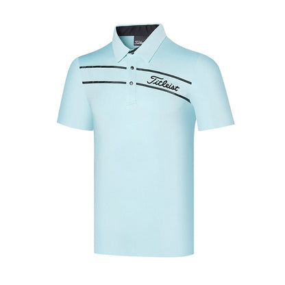 Golf clothing Men's short sleeve T-shirt Summer sports POLO shirt quick dry Breathable outdoor jersey top A&S Collection
