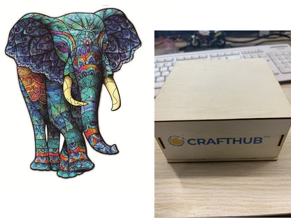 Animal Puzzle Craft Hub: A3 Size Creativity Kit for All Ages A&S Collection