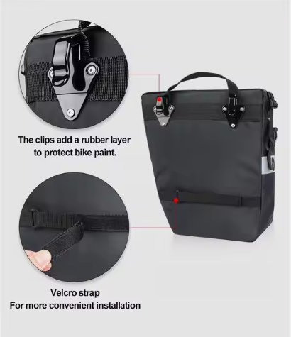 Rhinowalk 3 in 1 Motorbike Pannier Bag 65L Motorcycle Waterproof Side Tail Saddle Bag Hot Selling A&S Collection
