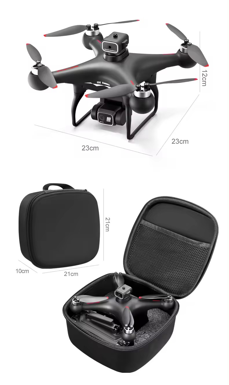 New S116 mini drone 8K dual camera Obstacle avoidance optical flow foldable Wifi Brushless motor Dron Quadcopter A&S Collection